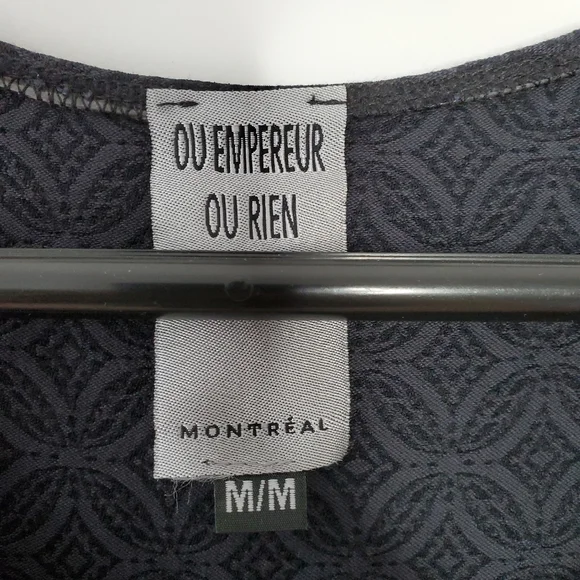 NWT sleeveless black dress by Ou Empereur Ou Rien in size medium - Picture 11 of 14